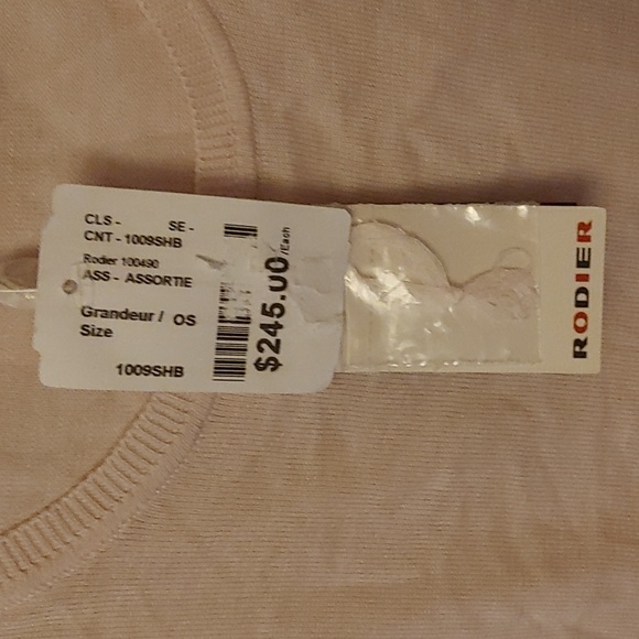 Rodier NWT Silk Cotton Light Pink Tank Top New Size XXL Vintage Plus Size Top - Picture 2 of 9